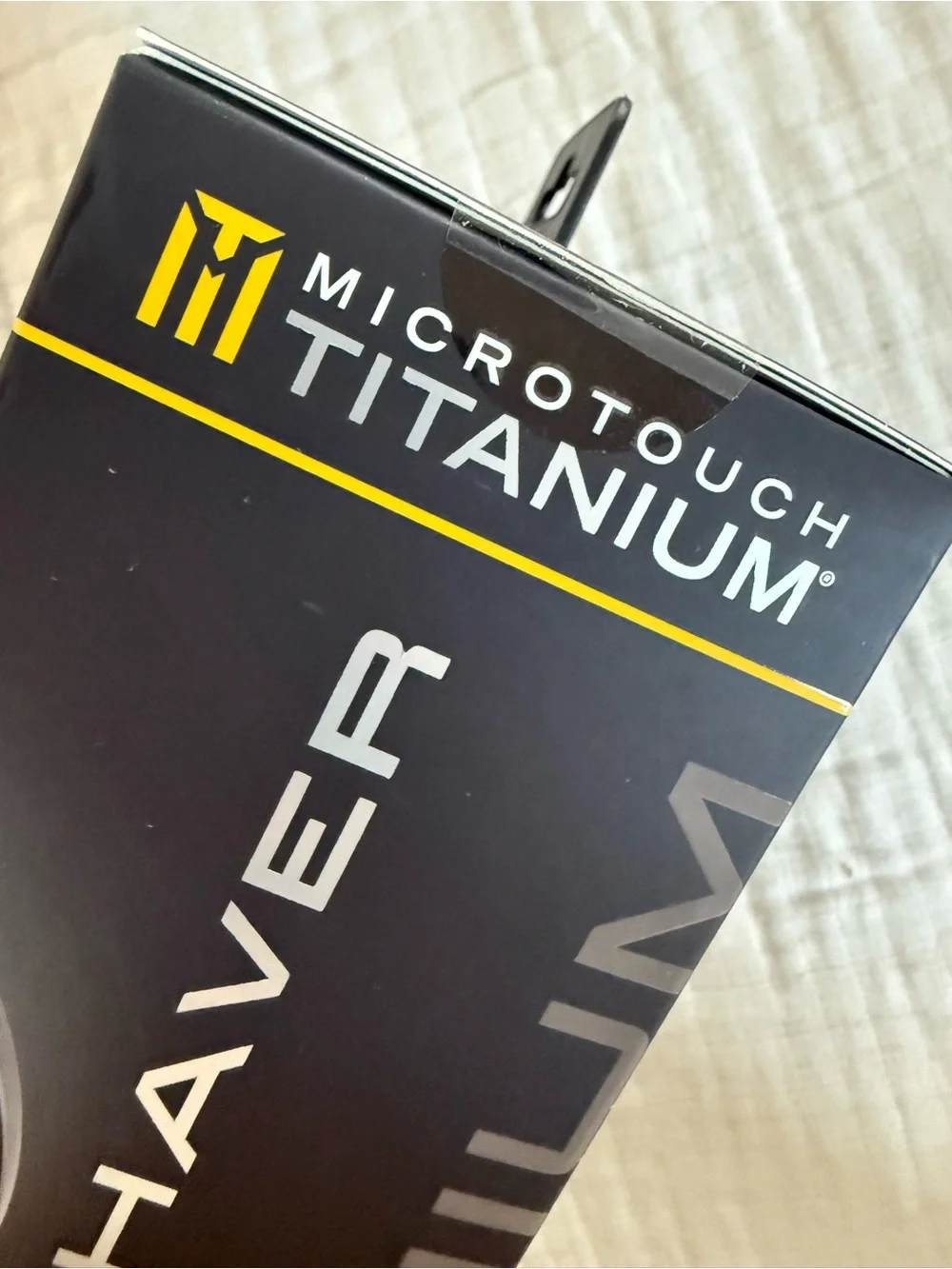 NIB Sealed MicroTouch Titanium Head Shaver